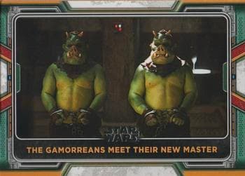 The Gamorreans Meet Their New Master #11 — 2022 Topps Star Wars The Book of Boba Fett