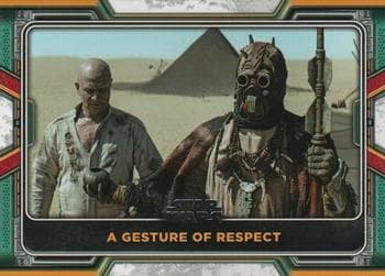 A Gesture of Respect #22 — 2022 Topps Star Wars The Book of Boba Fett