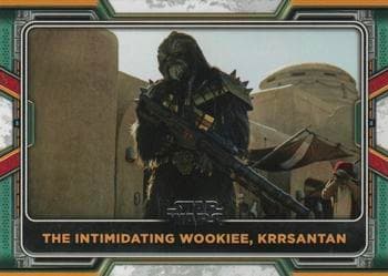 The Intimidating Wookiee, Krrsantan #27 — 2022 Topps Star Wars The Book of Boba Fett