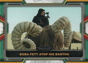 Boba Fett Atop his Bantha #44 — 2022 Topps Star Wars The Book of Boba Fett