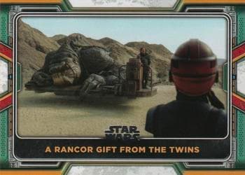 A Rancor Gift from the Twins #47 — 2022 Topps Star Wars The Book of Boba Fett