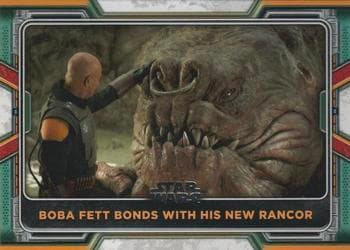 Boba Fett Bonds with his New Rancor #48 — 2022 Topps Star Wars The Book of Boba Fett