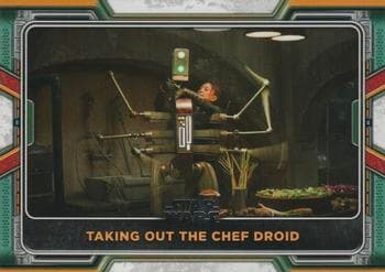 Taking Out the Chef Droid #56 — 2022 Topps Star Wars The Book of Boba Fett