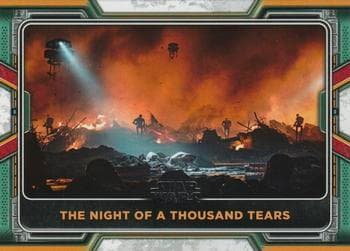 The Night of a Thousand Tears #66 — 2022 Topps Star Wars The Book of Boba Fett