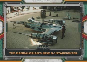 The Mandalorian's New N-1 Starfighter #69 — 2022 Topps Star Wars The Book of Boba Fett
