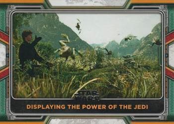 Displaying the Power of the Jedi #75 — 2022 Topps Star Wars The Book of Boba Fett