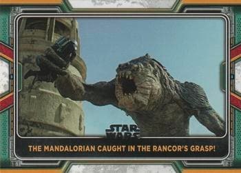 The Mandalorian Caught in the Rancor's Grasp! #95 — 2022 Topps Star Wars The Book of Boba Fett