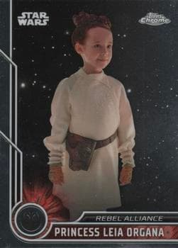Vivien Lyra Blair as Princess Leia Organa #17 — 2023 Topps Chrome Star Wars