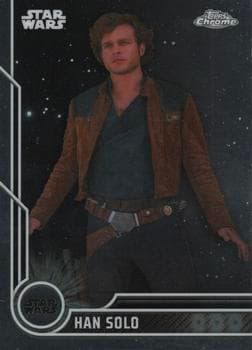 Alden Ehrenreich as Han Solo #21 — 2023 Topps Chrome Star Wars