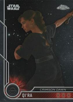 Emilia Clarke as Qi'ra #22 — 2023 Topps Chrome Star Wars