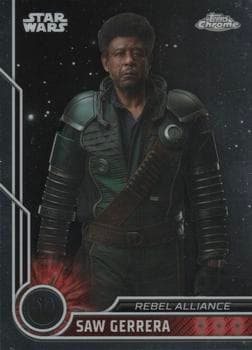 Forest Whitaker as Saw Gerrera #4 — 2023 Topps Chrome Star Wars