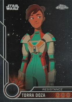 Myrna Velasco as Torra Doza #41 — 2023 Topps Chrome Star Wars