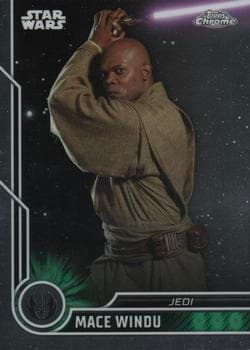 Samuel L. Jackson as Mace Windu #43 — 2023 Topps Chrome Star Wars