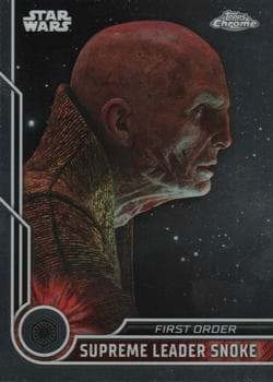 Andy Serkis as Supreme Leader Snoke #57 — 2023 Topps Chrome Star Wars
