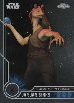 Ahmed Best as Jar Jar Binks #61 — 2023 Topps Chrome Star Wars