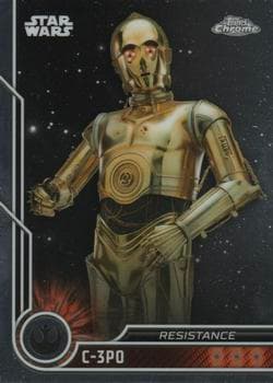 Anthony Daniels as C-3PO #66 — 2023 Topps Chrome Star Wars