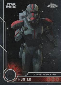 Dee Bradley Baker as Hunter #81 — 2023 Topps Chrome Star Wars