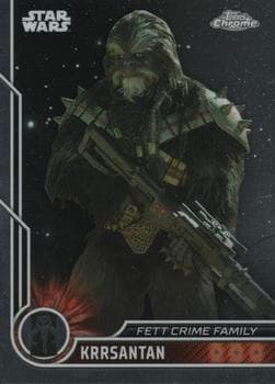 Carey Jones as Krrsantan #88 — 2023 Topps Chrome Star Wars