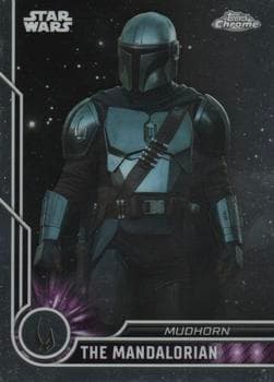 Pedro Pascal as The Mandalorian #97 — 2023 Topps Chrome Star Wars