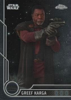 Carl Weathers as Greef Karga #99 — 2023 Topps Chrome Star Wars