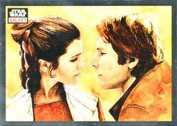 The Princess & The Scoundrel #5 — 2023 Topps Chrome Star Wars Galaxy