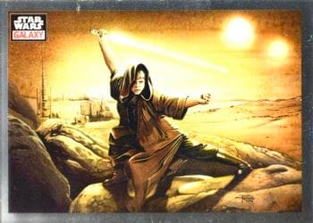 A Young Jedi's Stance #52 — 2023 Topps Chrome Star Wars Galaxy