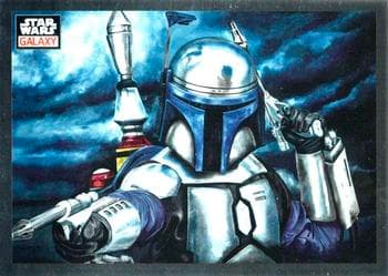 Jango Draws His Pistols #55 — 2023 Topps Chrome Star Wars Galaxy