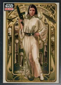 Princess Leia Organa #82 — 2023 Topps Chrome Star Wars Galaxy