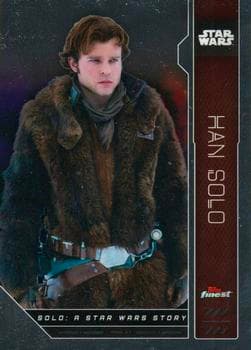Han Solo #FN-91 — 2023 Topps Finest Star Wars