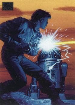 Luke Skywalker and R2-D2 #50 — 2024 Topps Chrome Star Wars Galaxy