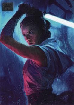 The Duel: Rey #72 — 2024 Topps Chrome Star Wars Galaxy