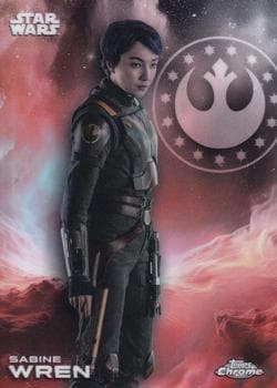 Sabine Wren #160 — 2025 Topps Chrome Star Wars