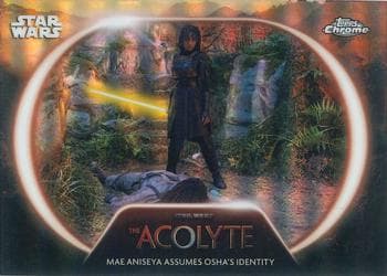Mae Aniseya Assumes Osha’s Identity #AC-13 — 2025 Topps Chrome Star Wars