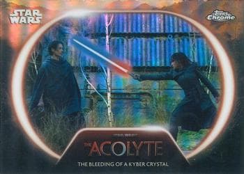 The Bleeding of a Kyber Crystal #AC-24 — 2025 Topps Chrome Star Wars