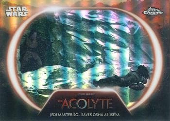 Jedi Master Sol Saves Osha Aniseya #AC-3 — 2025 Topps Chrome Star Wars