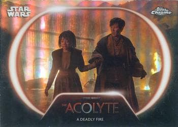 A Deadly Fire #AC-9 — 2025 Topps Chrome Star Wars