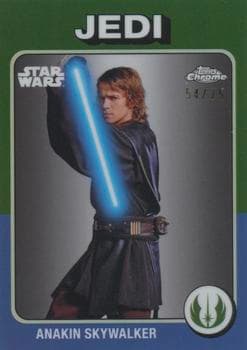 Anakin Skywalker #’ed/75 #TB-3 — 2025 Topps Chrome Star Wars