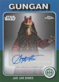 Ahmed Best as Jar Jar Binks #TV-AB — 2025 Topps Chrome Star Wars