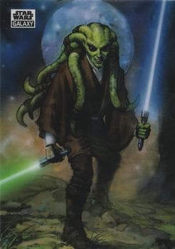 Kit Fisto #44 — 2025 Topps Star Wars Galaxy Chrome