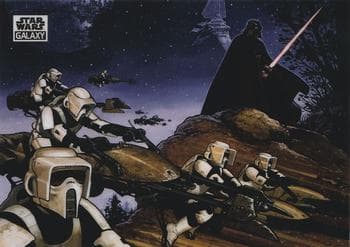 Darth Vader and the Speeders #57 — 2025 Topps Star Wars Galaxy Chrome