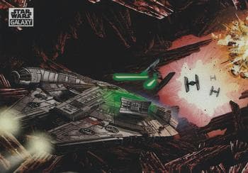 The Falcon on Crait #97 — 2025 Topps Star Wars Galaxy Chrome