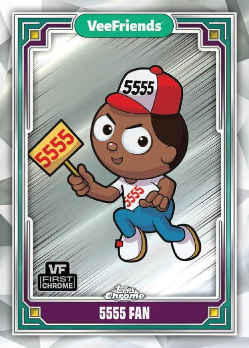 5555 Fan #1 — 2025 Topps Chrome VeeFriends