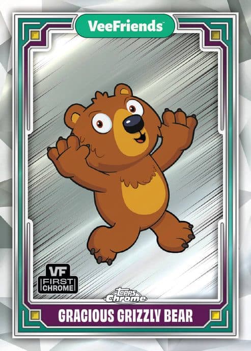 Gracious Grizzly Bear #10 — 2025 Topps Chrome VeeFriends