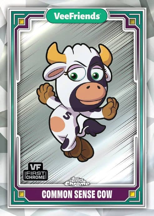 Common Sense Cow #15 — 2025 Topps Chrome VeeFriends
