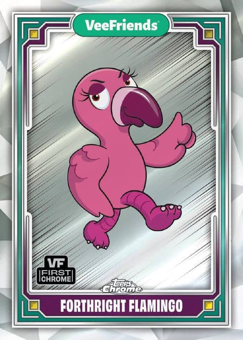Forthright Flamingo #25 — 2025 Topps Chrome VeeFriends