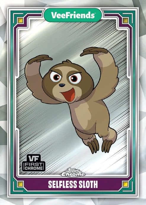 Selfless Sloth #30 — 2025 Topps Chrome VeeFriends