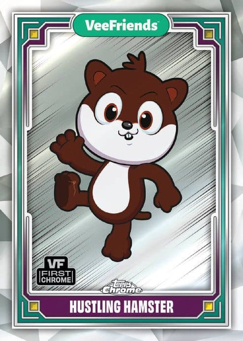 Hustling Hamster #41 — 2025 Topps Chrome VeeFriends