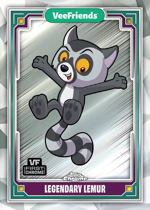 Legendary Lemur #52 — 2025 Topps Chrome VeeFriends