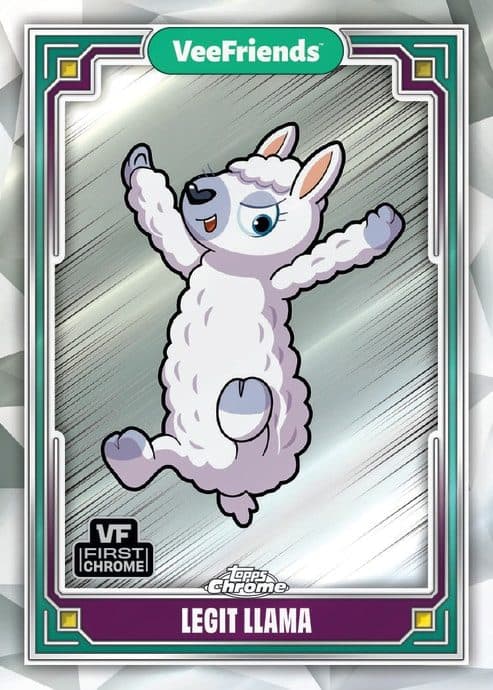 Legit llama #62 — 2025 Topps Chrome VeeFriends