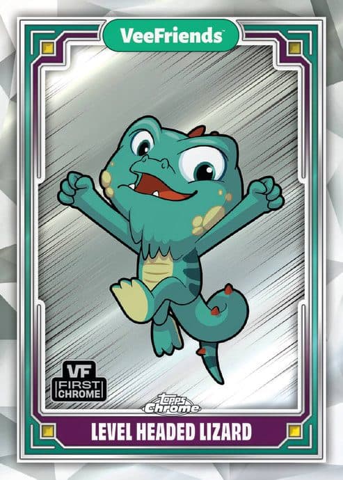 Level Headed Lizard #65 — 2025 Topps Chrome VeeFriends
